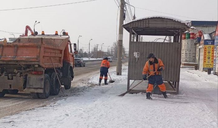 В Иркутске на новогодних праздниках приводят в порядок улицы