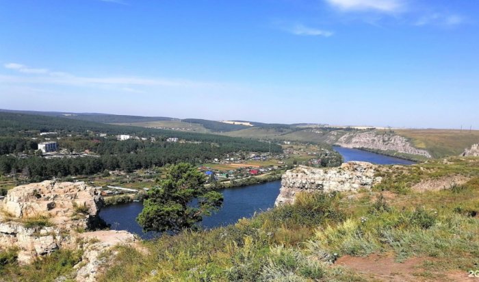 Белые скалы в Усольском районе