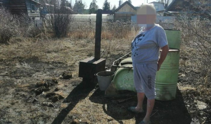 Дачница в Зиме устроила пожар на приусадебном участке