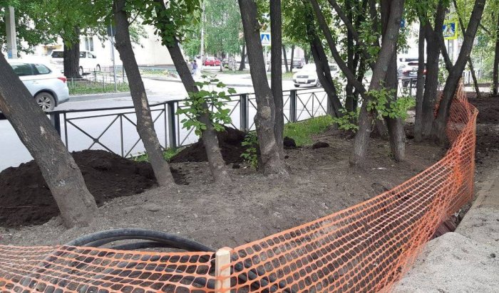 В центре Иркутска заменяют кабель линий электроснабжения