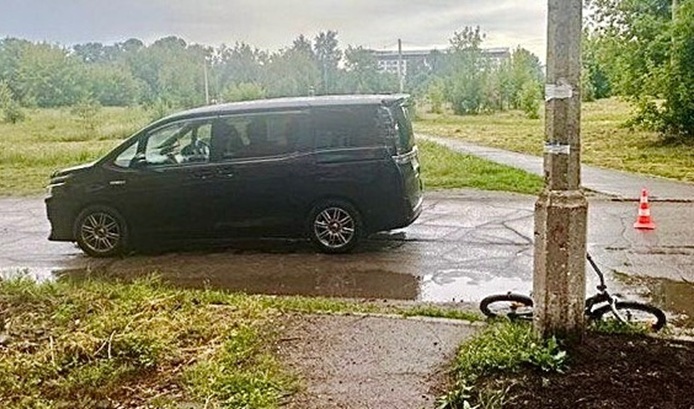В Усолье-Сибирском восьмилетний велосипедист пострадал в ДТП