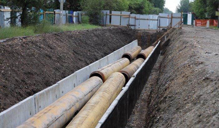 В Иркутске завершается строительство теплового луча