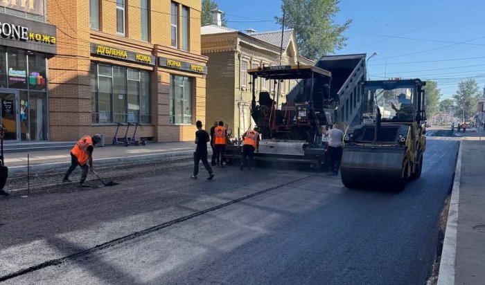В Иркутске продолжается ремонт дорог