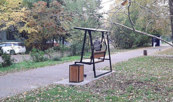 На Лермонтова в Иркутске завершилось благоустройство аллеи