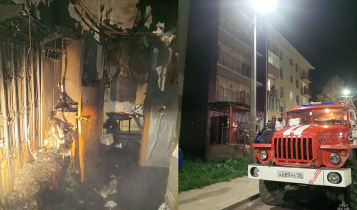 В Усть-Куте 10 человек спасены на пожаре