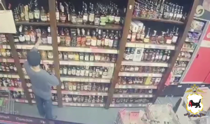 В Иркутске с поличным поймали грабителя (Видео)