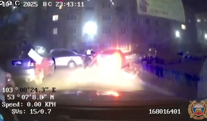 В Приангарье пьяная женщина устроила погоню с полицией (Видео)