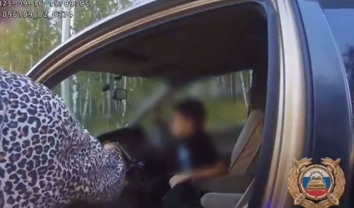 В Тулуне женщина посадила за руль 11-летнего сына (Видео)