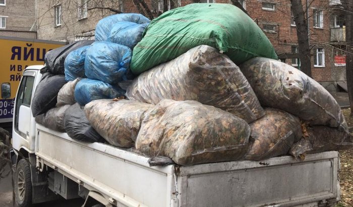 В Иркутске усилили работу по сбору мусора