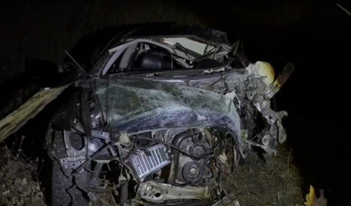 В Черемховском районе в ДТП погиб водитель Lexus, столкнувшийся с большегрузом (Видео)