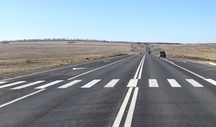 На подъезде к Усть-Ордынскому отремонтировали дорогу