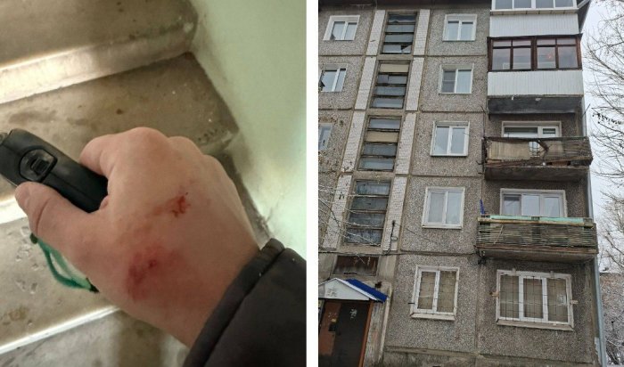 В Иркутске на беременную девушку упала льдина