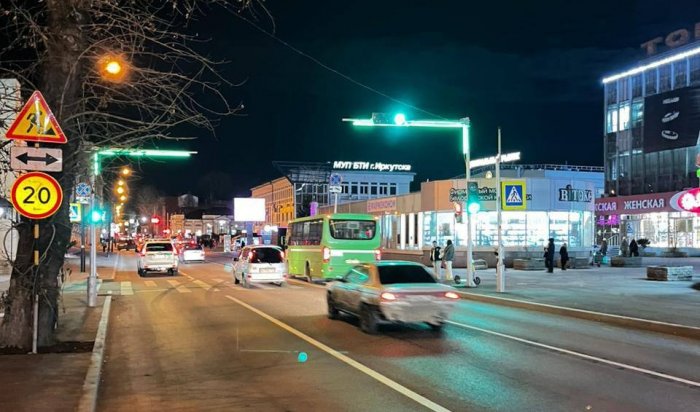 Новые светофоры устанавливают на дорогах Иркутска