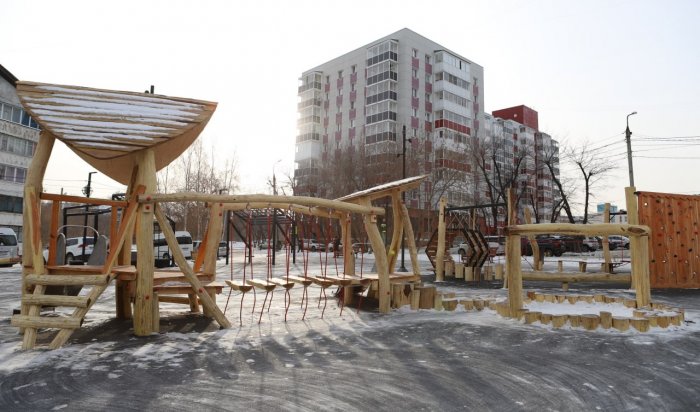 В Первомайском Иркутска благоустроили сквер