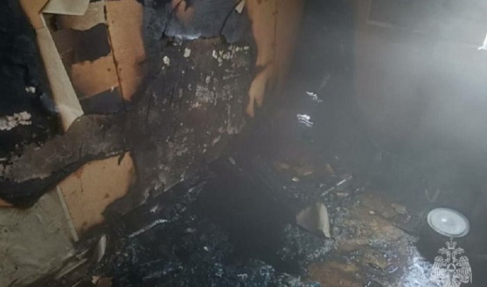 Мужчина скончался при пожаре из-за непотушенной сигареты в Куйтуне