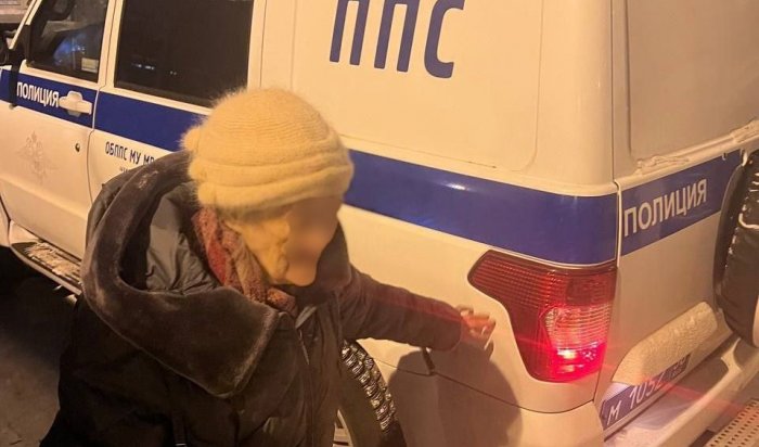 В Иркутске полицейские помогли замерзающей бабушки