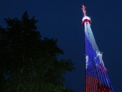Телебашни Иркутска и Братска 9 декабря засияют в цветах российского флага