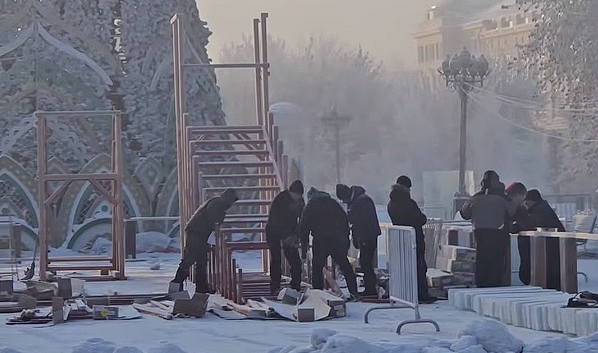 Горку в сквере Кирова в Иркутске откроют 20 декабря