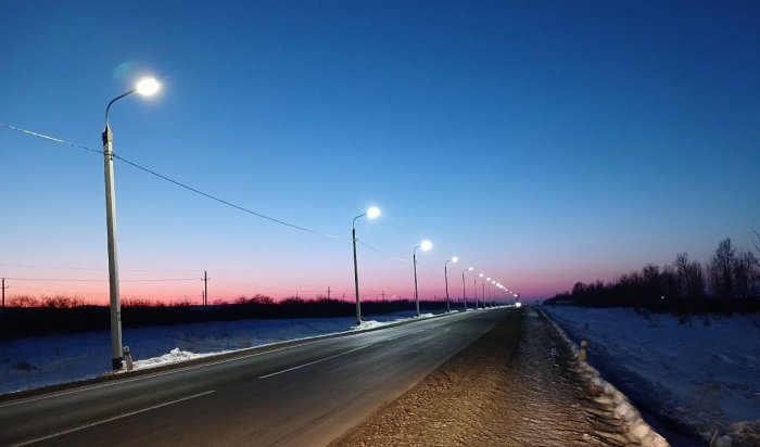 В Приангарье за год установили 100 км линий искусственного освещения на дорогах