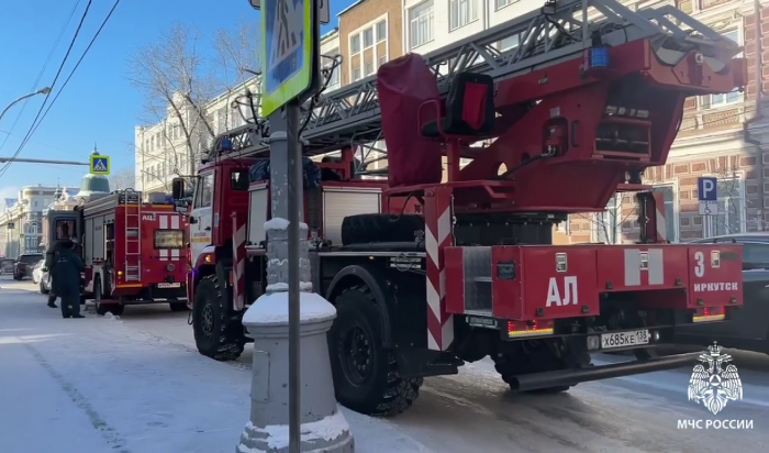 В стомцентре ИГМУ произошел пожар (Видео)