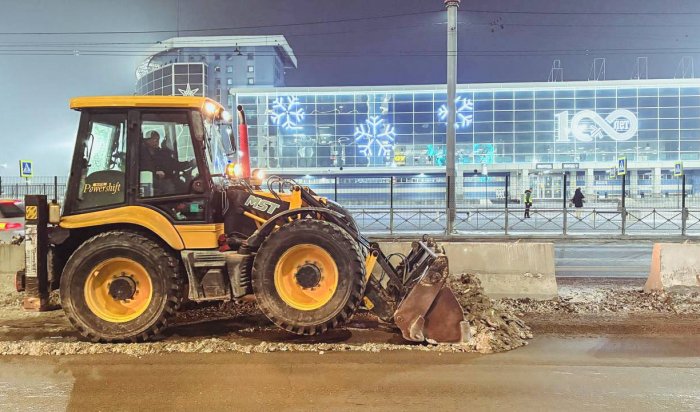 Более 10 тысяч тонн снега вывезли с улиц Иркутска за выходные