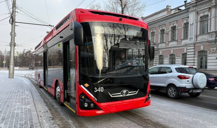 Новый троллейбус вышел на линию в Иркутске