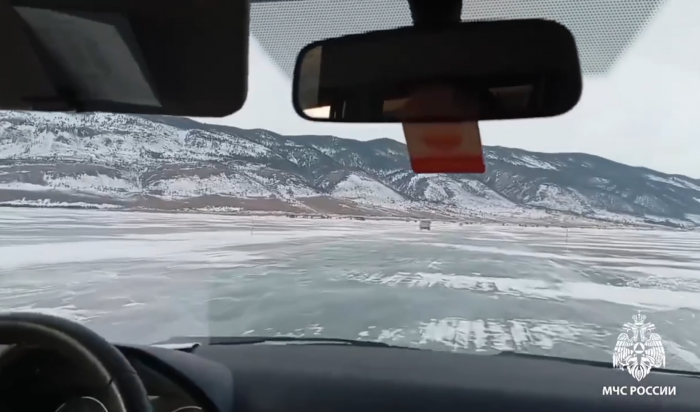 На Байкале начали штрафовать за выезд на лед (Видео)