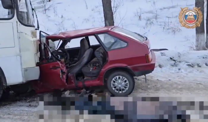 В Тулуне произошло смертельное ДТП с автобусом (Видео)