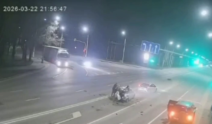 Смертельное ДТП в Луганске: мотоциклист влетел в машину после дня рождения (Видео)