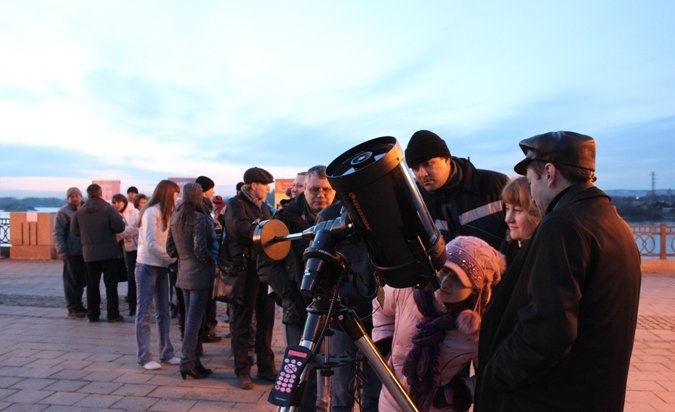 Сегодня  в Иркутске пройдет вечер тротуарной астрономии