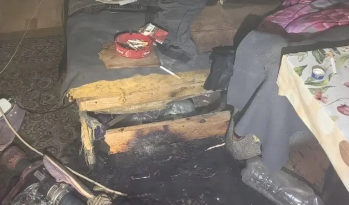 В Ангарске женщина едва не погибла на пожаре из-за сигареты