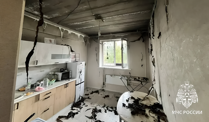 В Берёзовом произошёл пожар из-за вспыхнувшего масла на плите