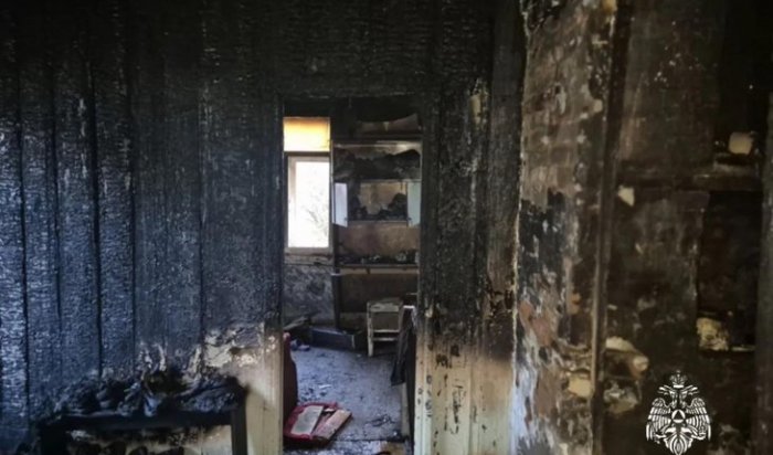 В Мегете Ангарского округа при пожаре погибла женщина