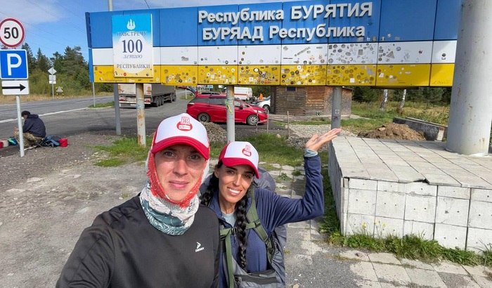 Москвичи, идущие во Владивосток, дошли до Бурятии