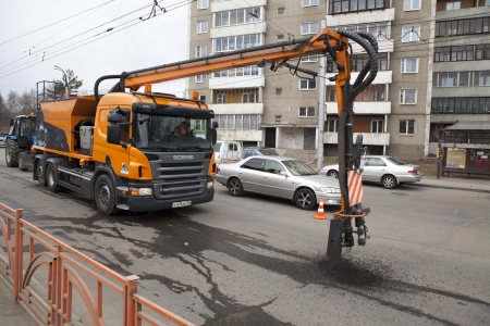 В Иркутске выполнили 190 заявок на ямочный ремонт