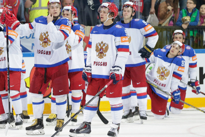 Сборную России оштрафуют за уход игроков перед канадским гимном