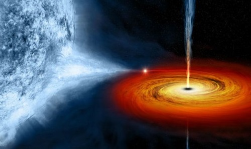Ученые застали самую крупную черную дыру за «поеданием» звезды