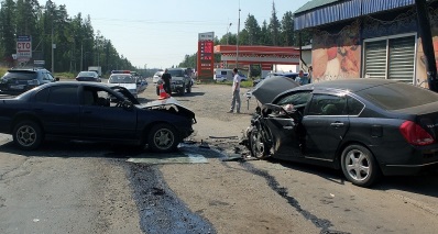 В Усть-Илимске в автомобильной аварии пострадало пять человек