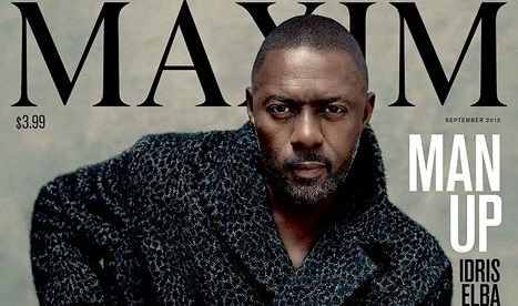 Идрис Эльба стал первым в истории мужчиной на обложке MAXIM