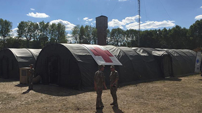 Америка передала украинским военным полевой госпиталь стоимостью 7,6 миллиона долларов