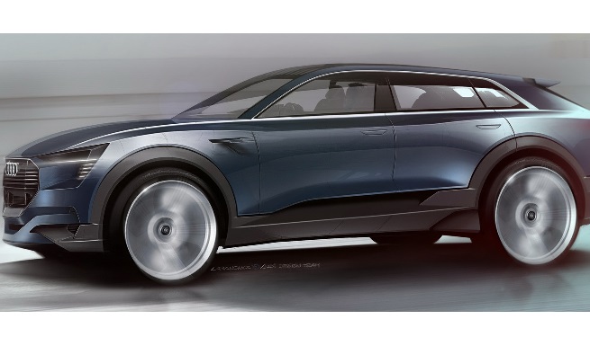 Audi анонсировала концепт внедорожника с электродвигателем