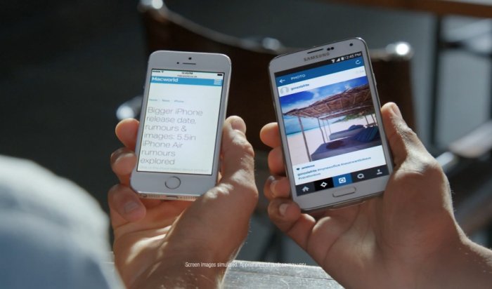 Samsung троллит новый iPhone 6s от Apple (видео)