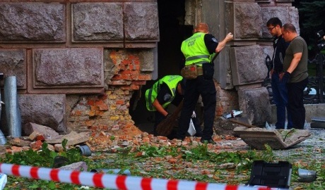 У здания Службы безопасности Украины в Одессе произошел мощный взрыв