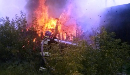 В Иркутской области за сутки на пожарах погибли два человека