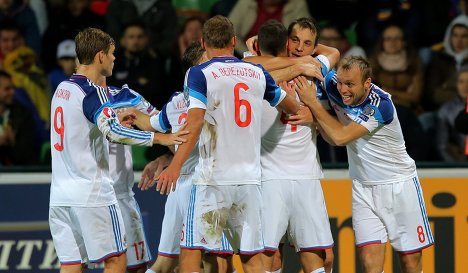 Сборная России по футболу обыграла команду Молдавии со счетом 2:1
