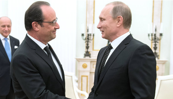 Путин: Франция и Россия едины в намерении покарать террористов