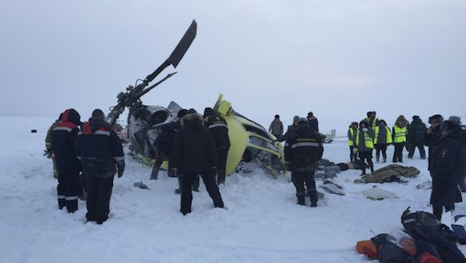 Скончался 12-й пострадавший при крушении Ми-8 под Игаркой