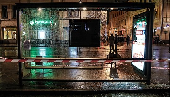На месте взрыва в Москве камеры сняли убегающего человека