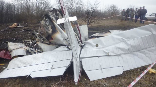 На Ставрополье разбился легкомоторный самолет