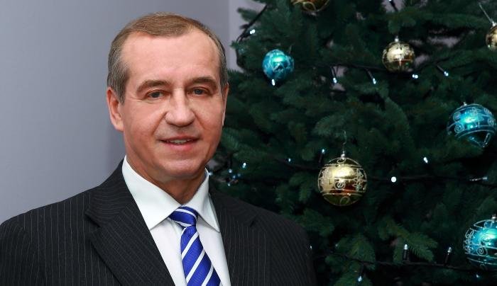 Сергей Левченко поздравил жителей Иркутской области с Новым годом